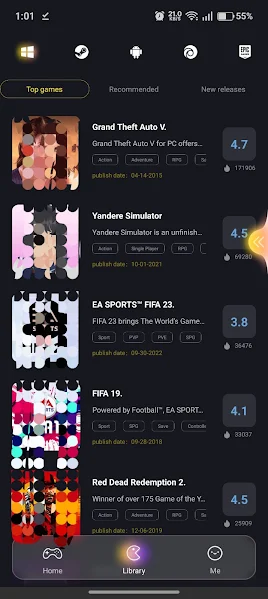 Joyark Cloud Gaming download page